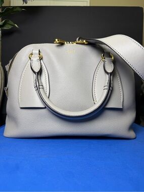 Authentic Chloe Medium Daria Leather Day Bag